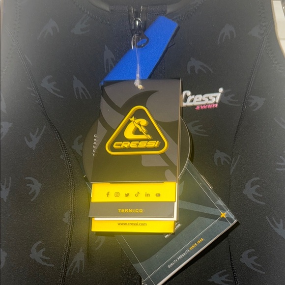 Cressi Black Sleeveless Wetsuit NWT - Picture 3 of 9